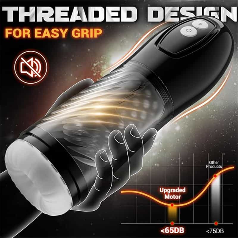 Automatischer Teleskop-Masturbationsbecher mit 9 Frequenzen für Männer 