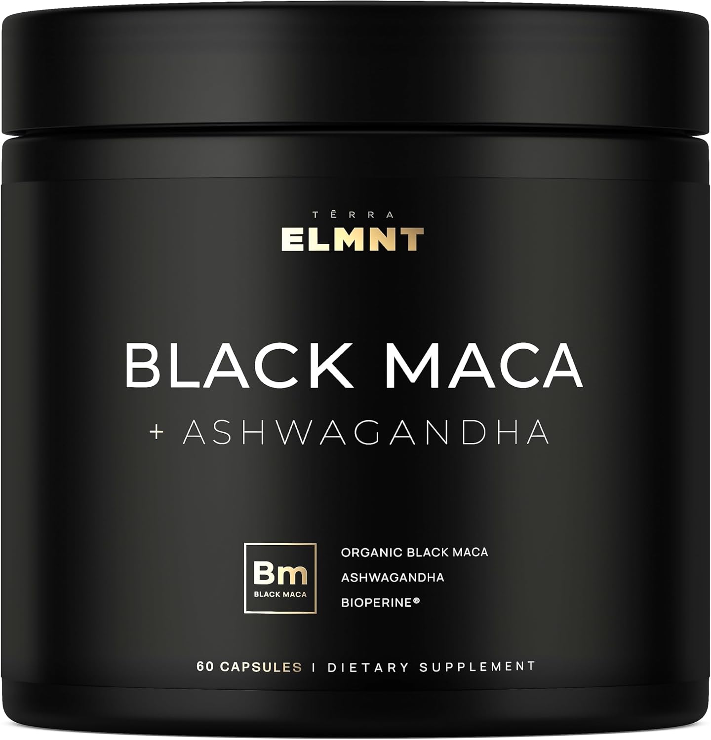 BKC×ELMNT 40x Strength Organic Black Maca - The #1 Highest Strength & Most Comprehensive Maca Supplement on Amazon