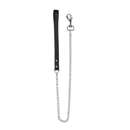 Ouch Leather Chain Leash