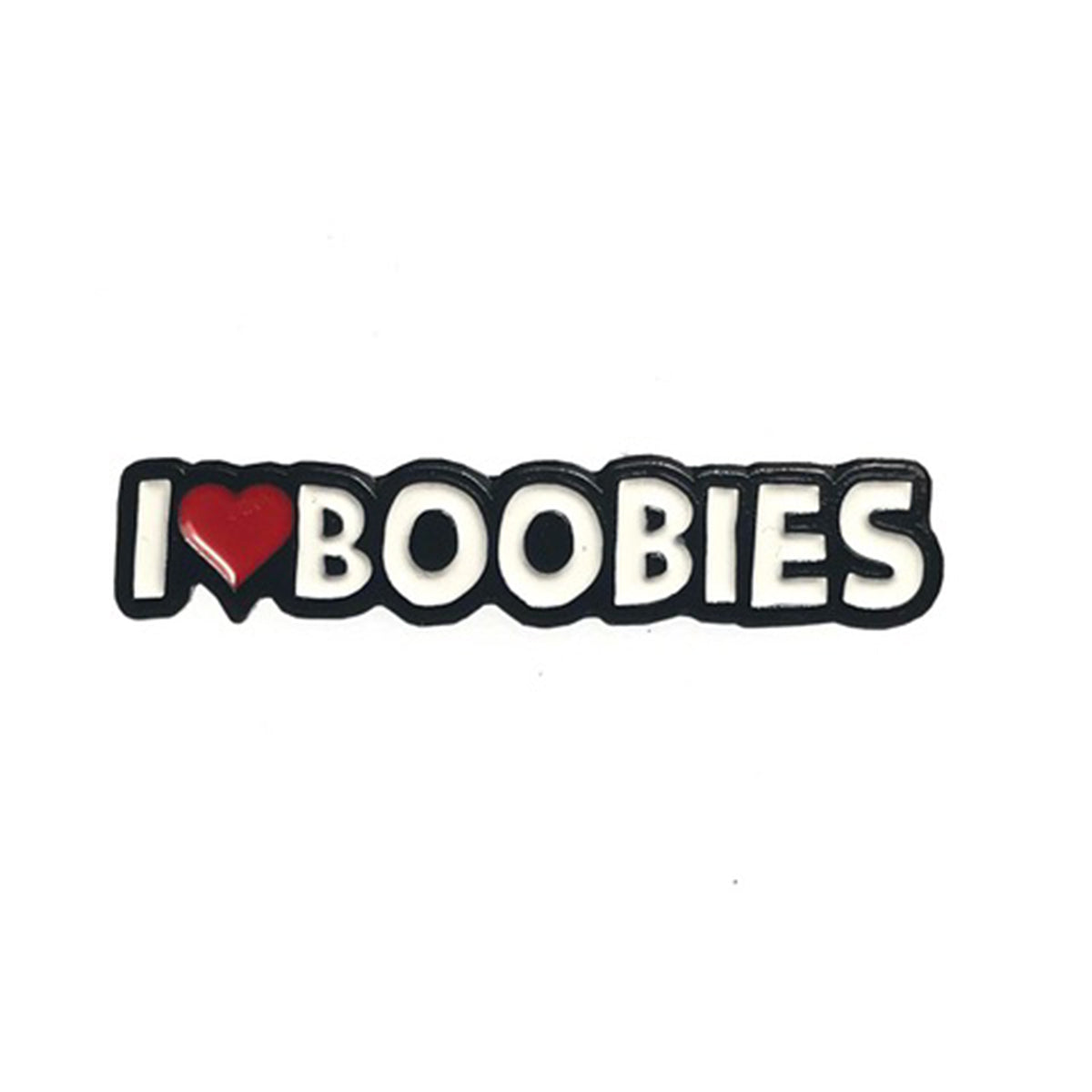 I Heart Boobies Pin