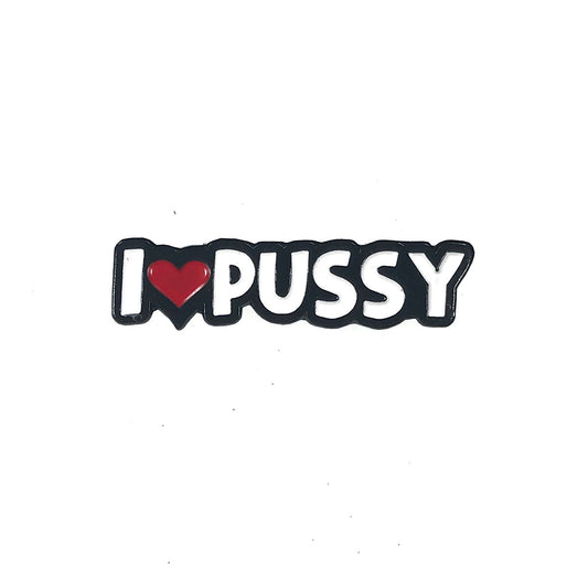 Ich liebe Pussy Button