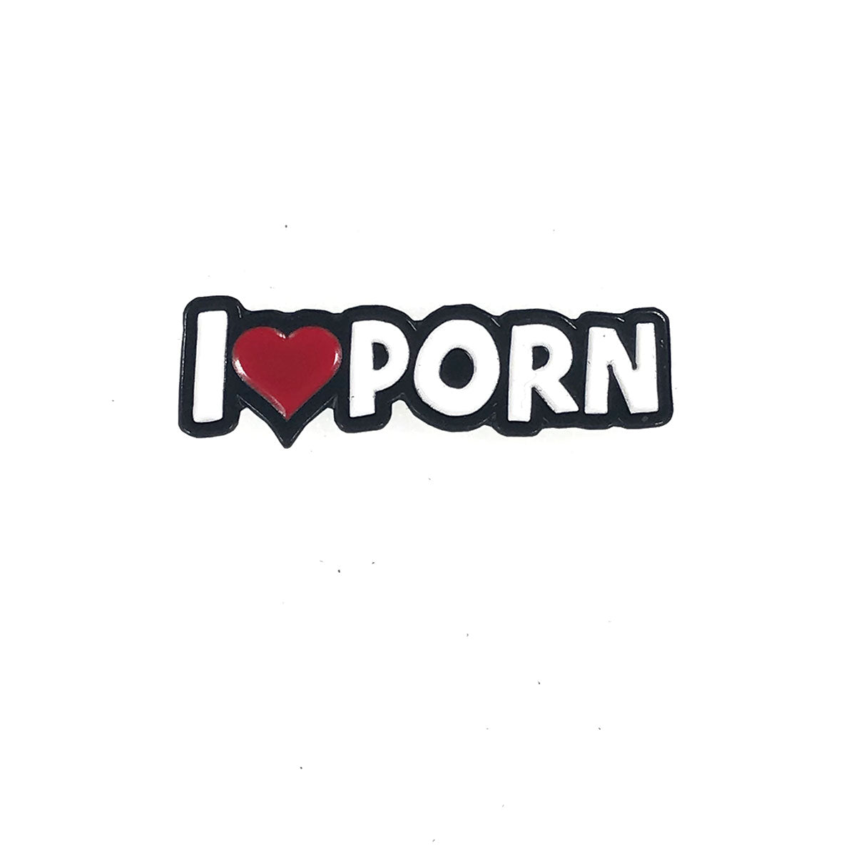 Ich liebe Porno Button