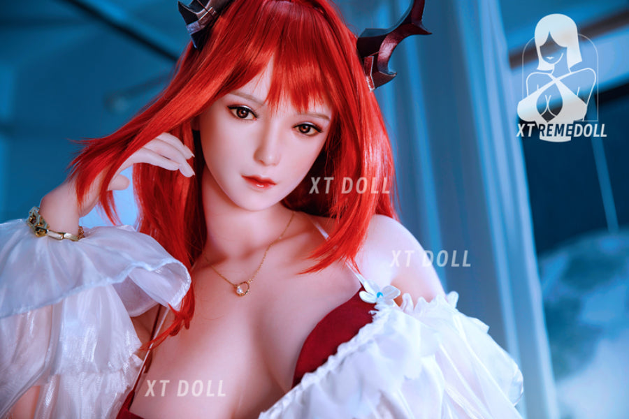 160cm/5ft3 G-cup Cosplay Full Silicone Sex Doll - Ruby