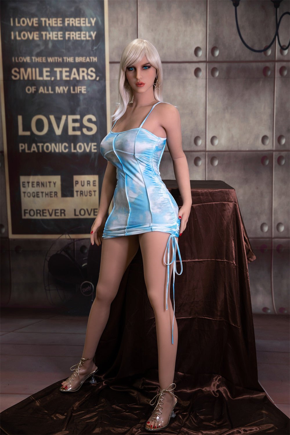 163cm/5ft4 I-Cup Big Tits Big Butt Sex Doll with #174 Head