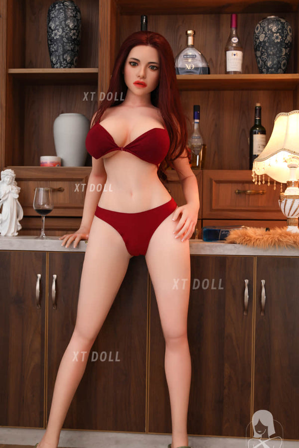 157cm/5ft2 F-cup Silicone Head Sex Doll - Hailey