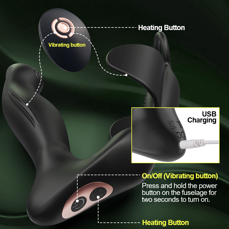 Acmejoy Elysium - Vibrating Heating Prostate Massager