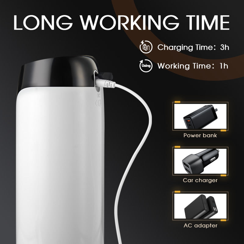 Tragbarer 7-stoßender und vibrierender, erhitzender Vocal-Masturbationsbecher