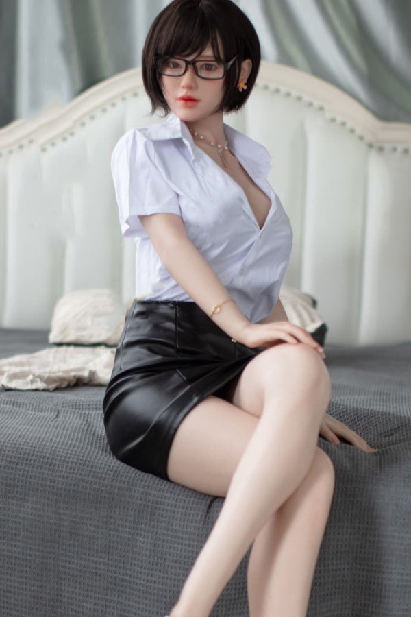 160cm/5ft3 D-cup Japanese Silicone Head Sex Doll - A46 Jo