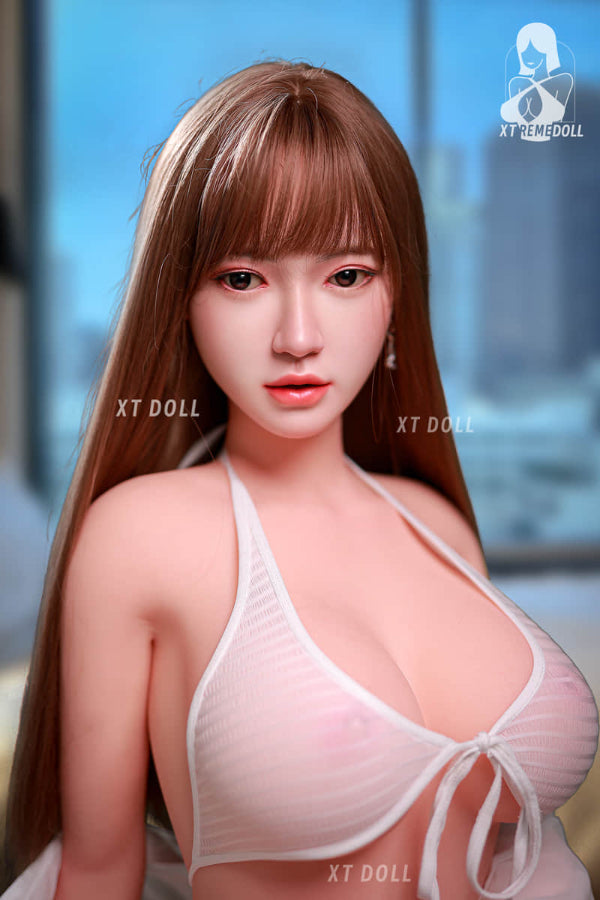 158cm/5ft2 F-cup Japanese Silicone Head Sex Doll - Eva