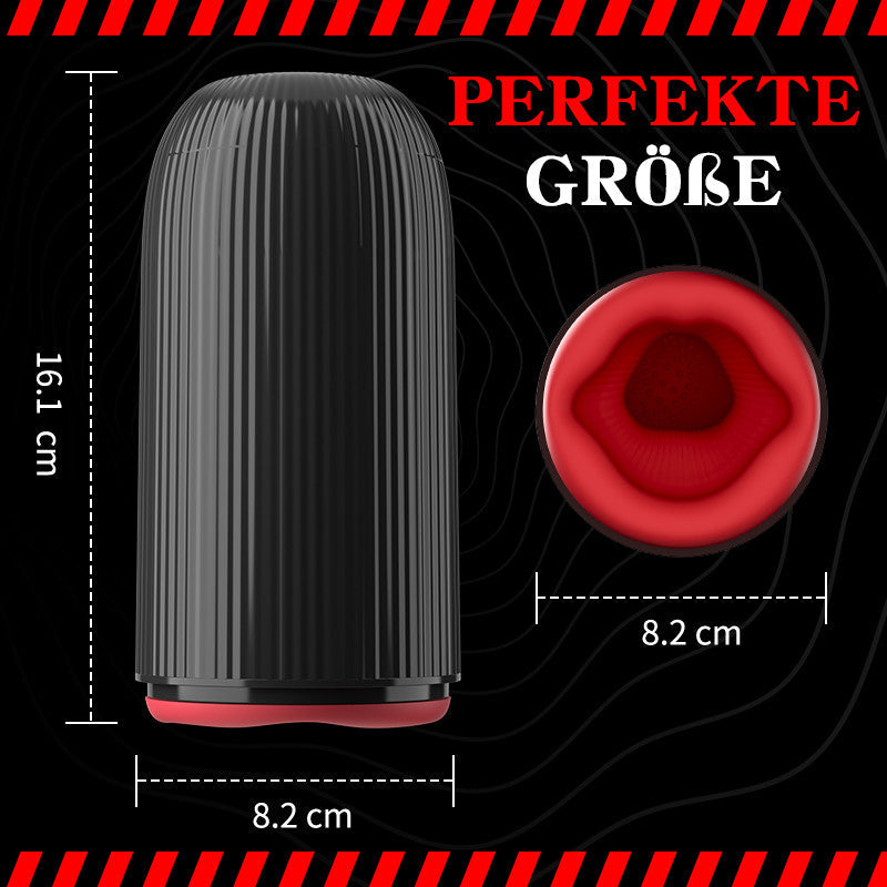 Cyclone Thruster Penisvibratoren mit rotierender Vibration und Saugfunktion 