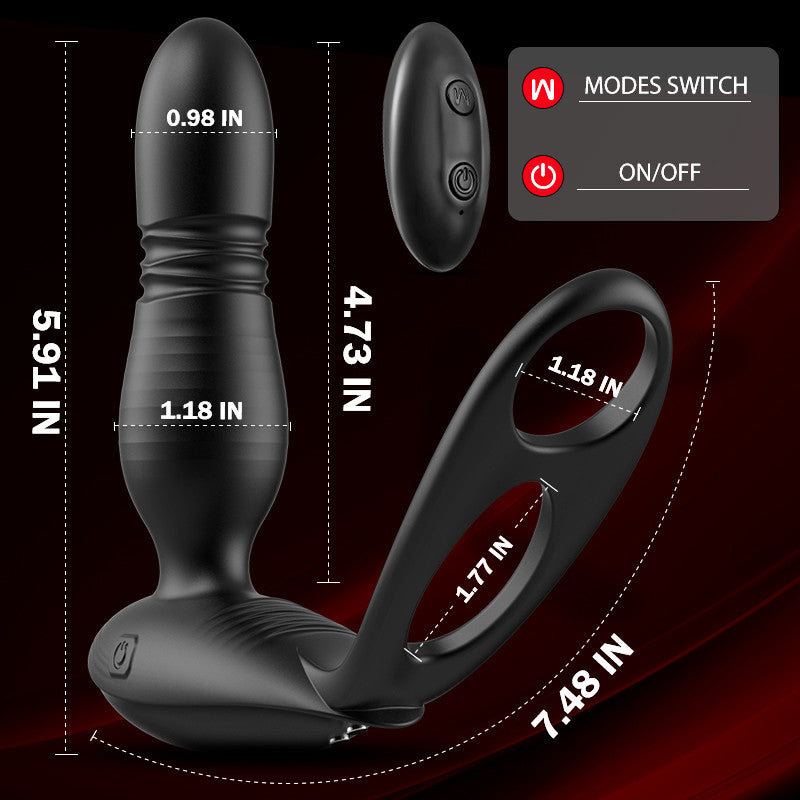 Thrusting Vibrating Prostate Massager - BKC