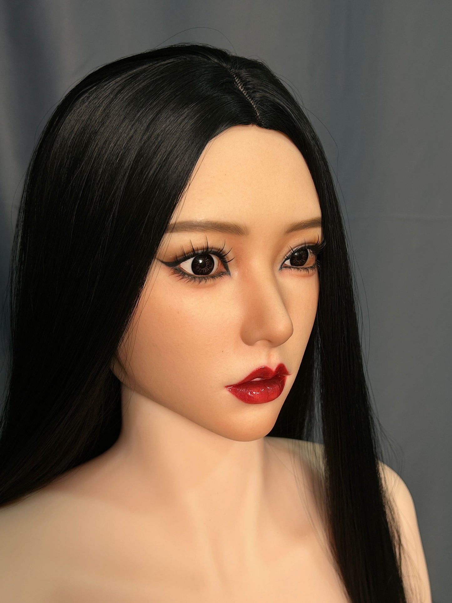 EU In Stock - 164cm/5ft5 H-Cup Silicone Head Sex Doll SG6 Natural