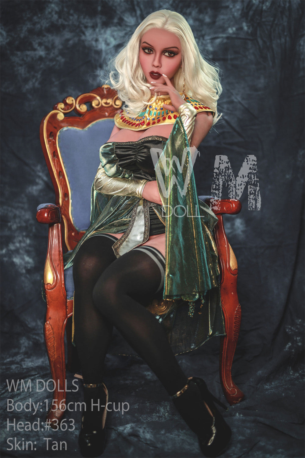 156cm/5ft1 H-Cup American High Quality TPE Sex Doll with #363 Head