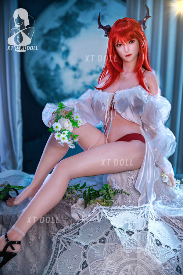160cm/5ft3 G-cup Cosplay Full Silicone Sex Doll - Ruby