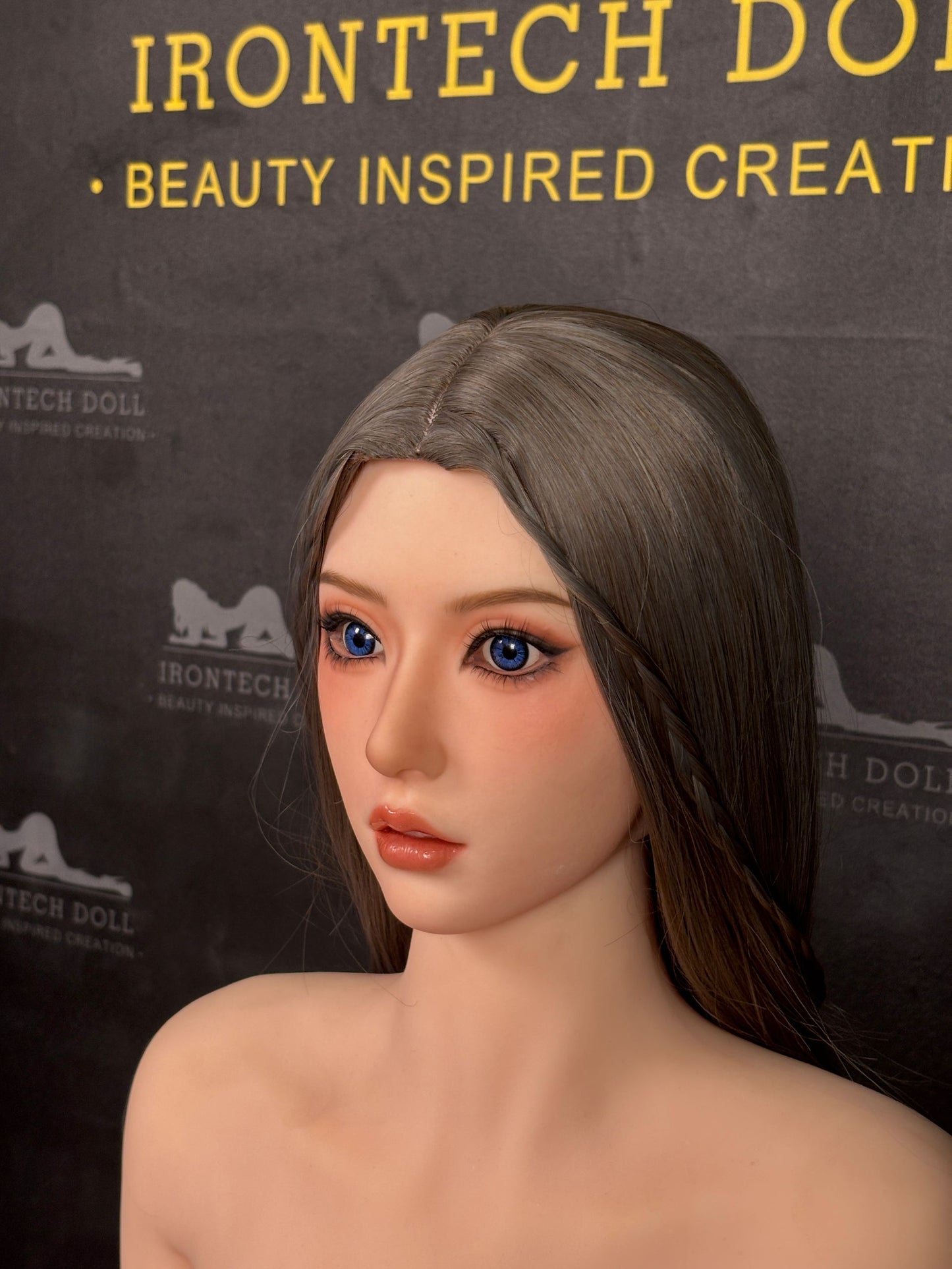 US In Stock - 163cm/5ft4 C-Cup Silicone Head Sex Doll SG5 with White Hair