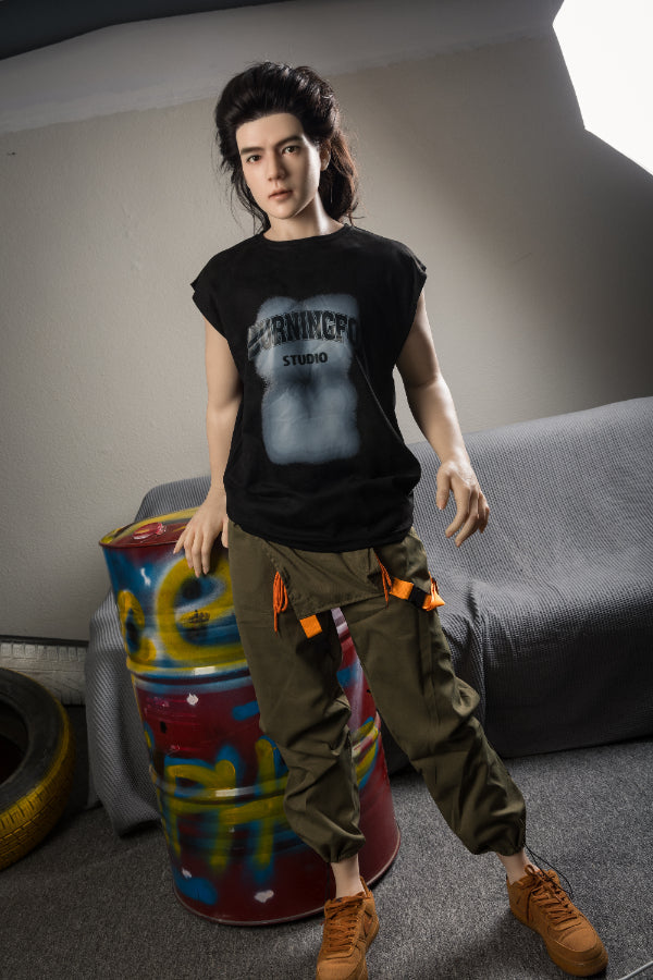 177cm/5ft9 Realistic Male Silicone Sex Doll - HAN
