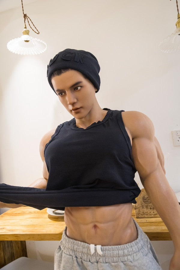 177cm/5ft9 Realistic Male Silicone Sex Doll - Muscle HAN