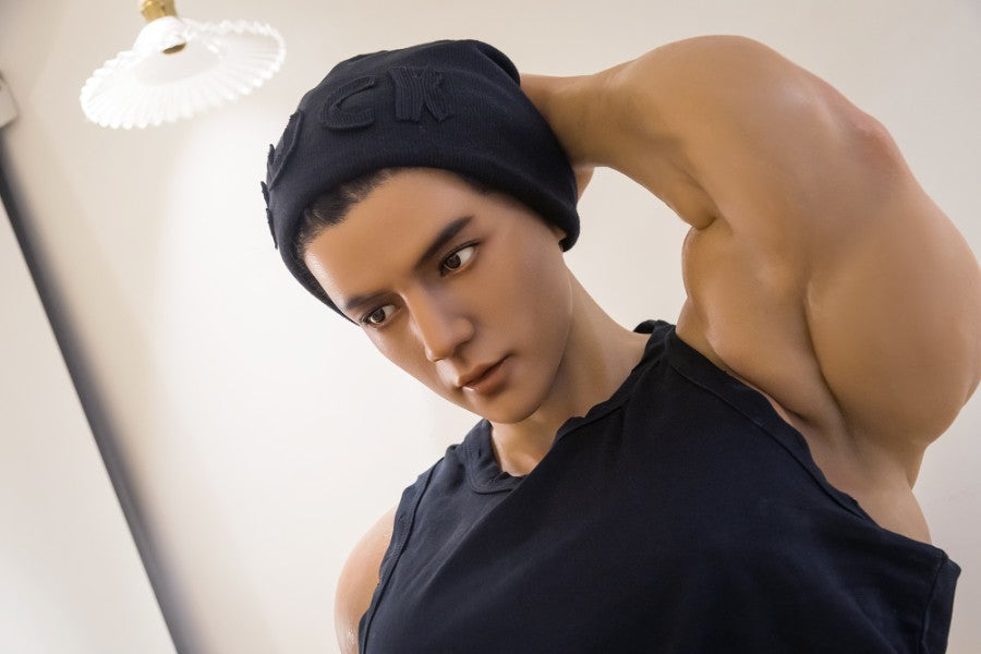 177cm/5ft9 Realistic Male Silicone Sex Doll - Muscle HAN