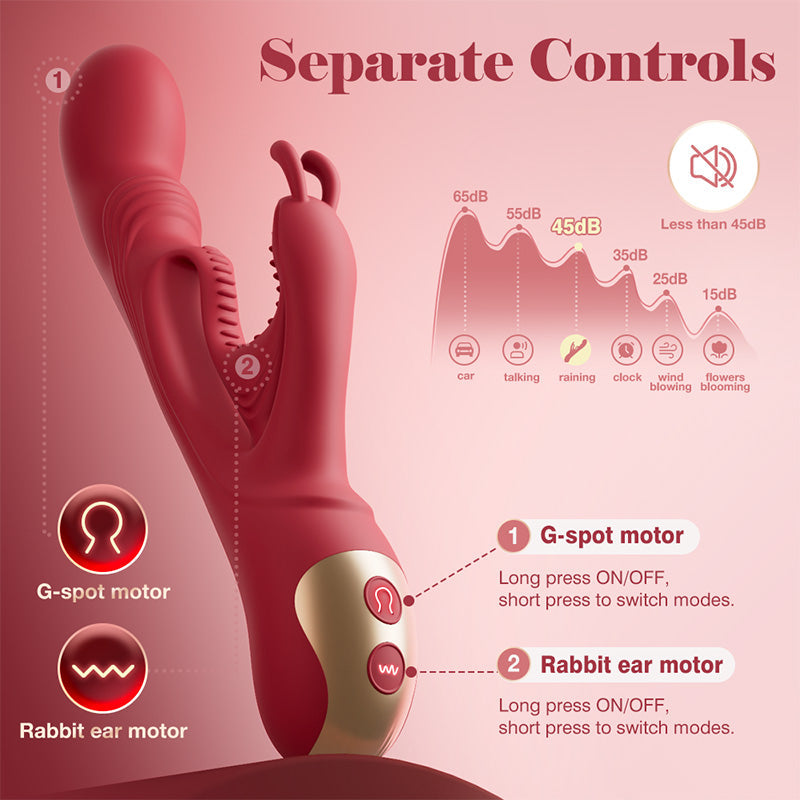 SeekHeart Buniva Rabbit Vibrator Sex Toys for Women BKC SeekHeart Buniva Rabbit Vibrator Sex Toys for Women BKC