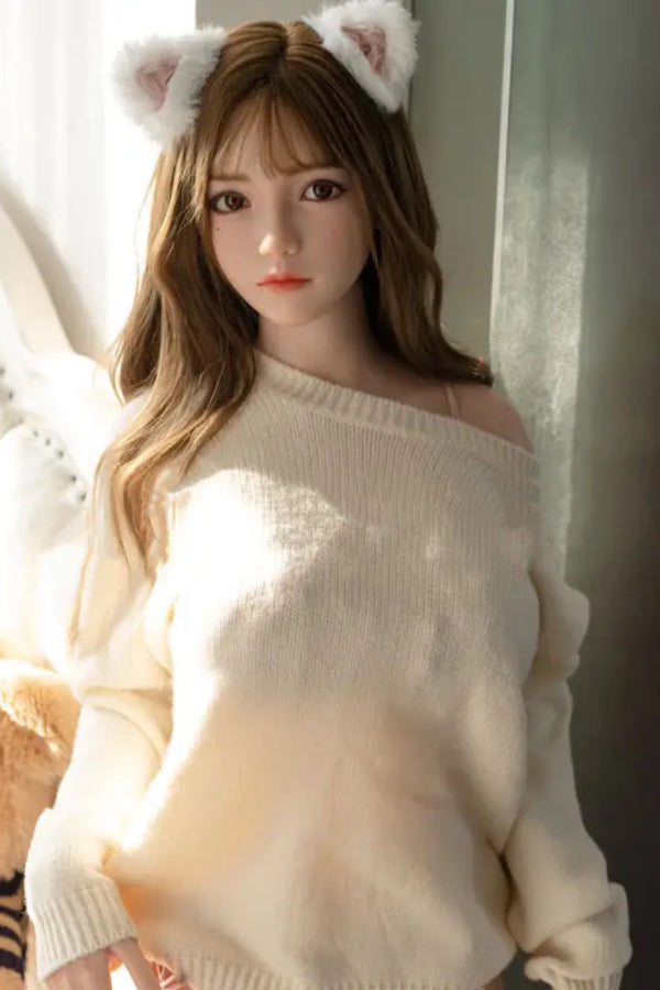 160cm/5ft3 D-cup Japanese Silicone Head Sex Doll - A39 Sora