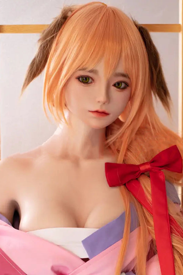 150cm/4ft11 D-cup Japanese Silicone Head Sex Doll -  Yui