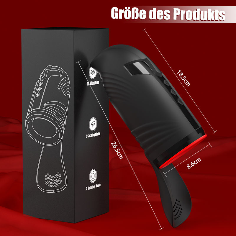 Kavallerist-10 Vibration 5 Oral Lutschen 3 Twisting Spinning Glans Training + Masturbation