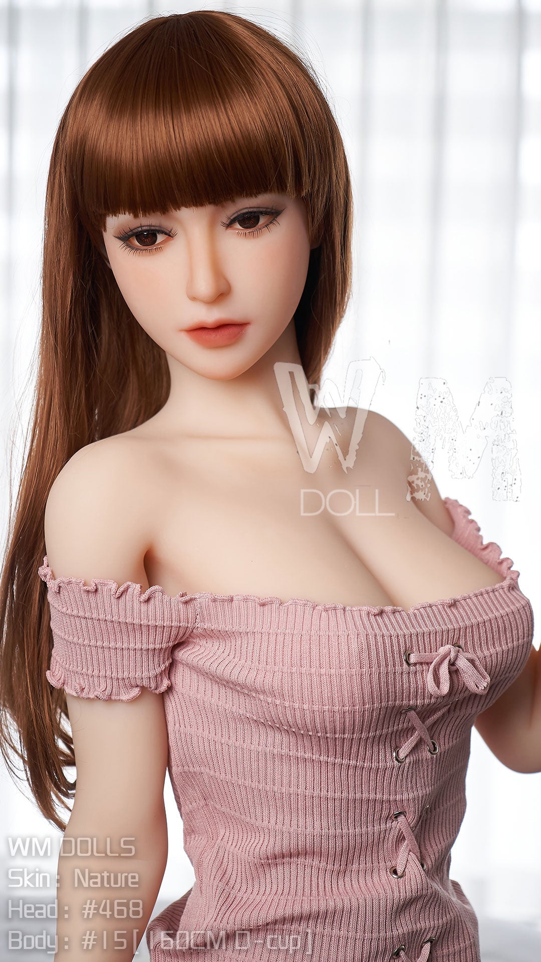 160cm/5ft3 D-Cup Medium Boobs Big Booty TPE Sex Doll with #468 Head