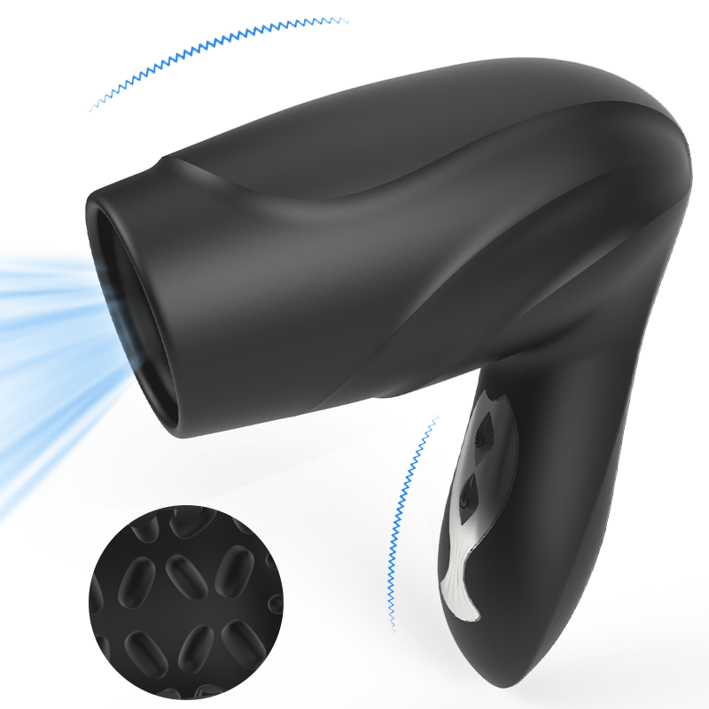 Blowjob Vakuumsauger 10 Vibratoren für Eicheltraining Männlicher Penis-Dildo-Training Masturbation 