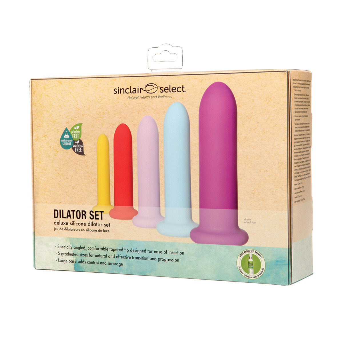 Ensemble de dilatateurs en silicone de luxe