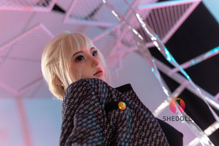 163cm/5ft4 H-cup Silicone Head Sex Doll - Bailu