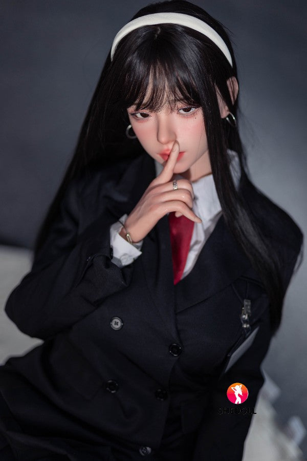 165cm/5ft5 E-cup Silicone Head Cosplay Sex Doll - Guxiaoyu