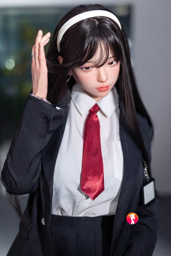 165cm/5ft5 E-cup Silicone Head Cosplay Sex Doll - Guxiaoyu