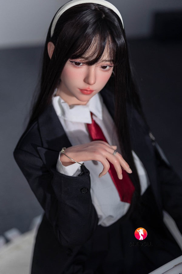 165cm/5ft5 E-cup Silicone Head Cosplay Sex Doll - Guxiaoyu