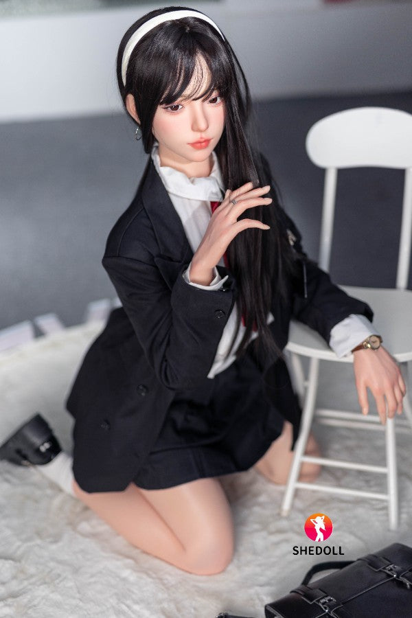165cm/5ft5 E-cup Silicone Head Cosplay Sex Doll - Guxiaoyu