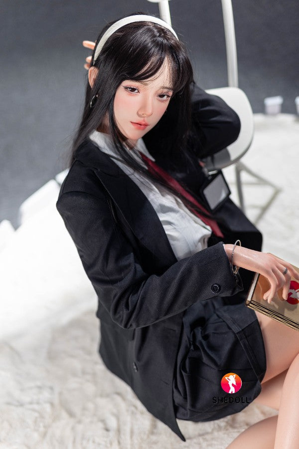 165cm/5ft5 E-cup Silicone Head Cosplay Sex Doll - Guxiaoyu