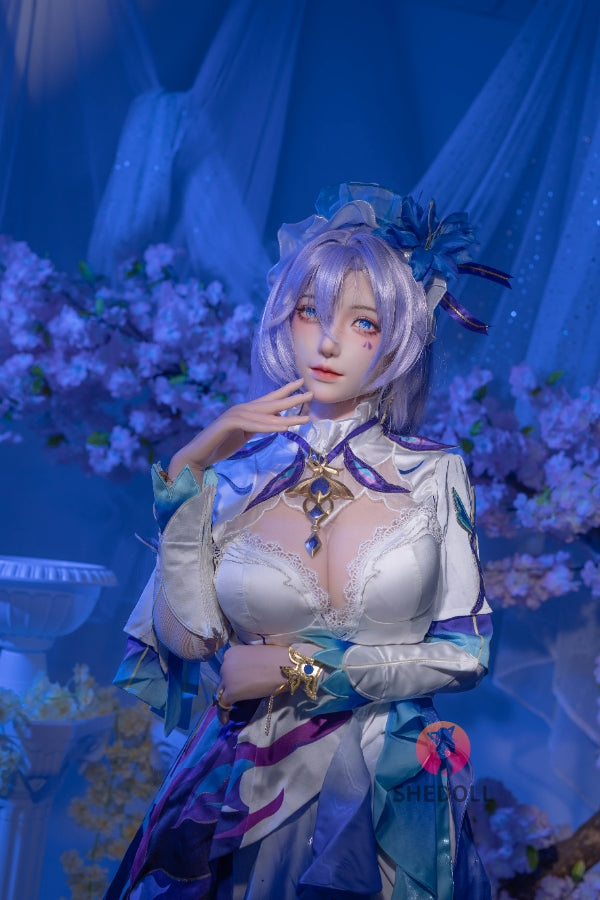 163cm/5ft4 H-cup Silicone Head Cosplay Sex Doll - Chulin