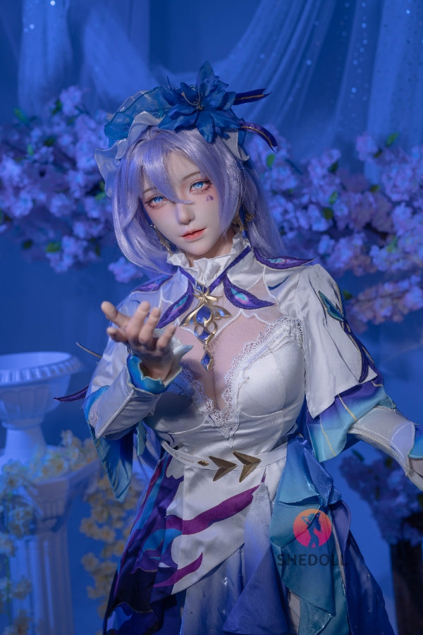 163cm/5ft4 H-cup Silicone Head Cosplay Sex Doll - Chulin