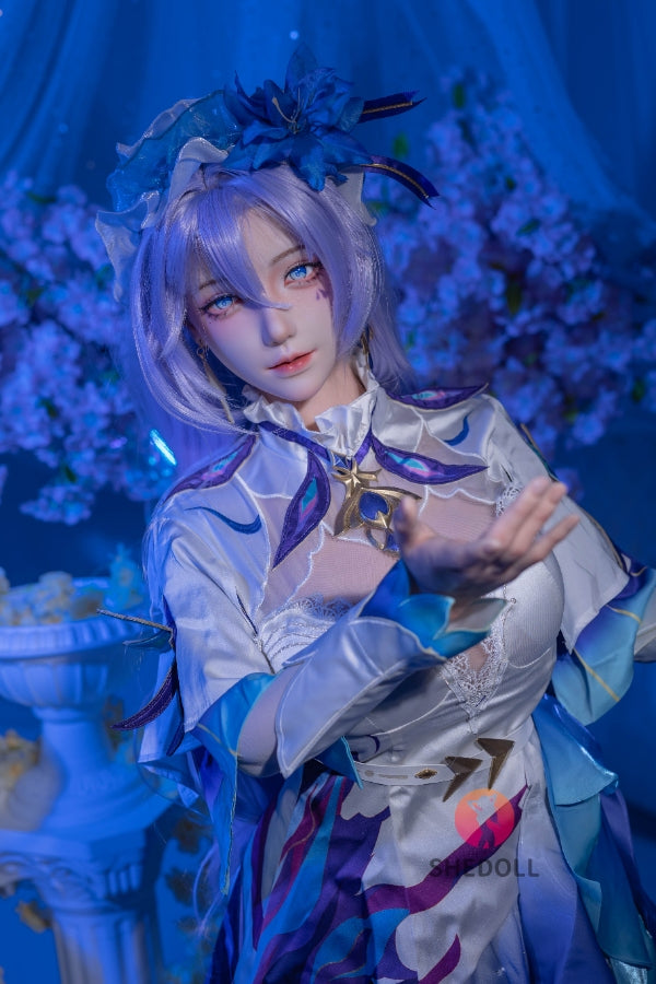 163cm/5ft4 H-cup Silicone Head Cosplay Sex Doll - Chulin