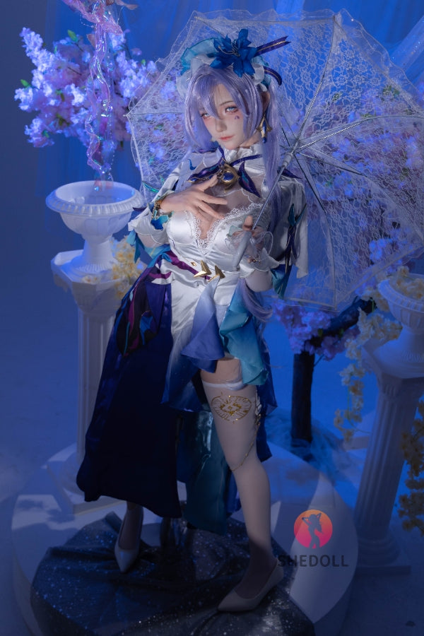 163cm/5ft4 H-cup Silicone Head Cosplay Sex Doll - Chulin