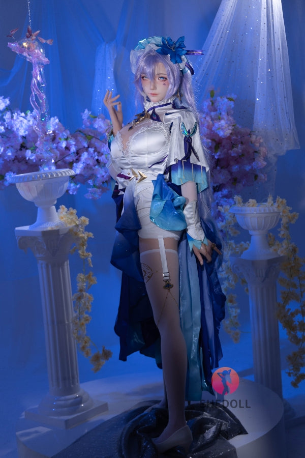 163cm/5ft4 H-cup Silicone Head Cosplay Sex Doll - Chulin