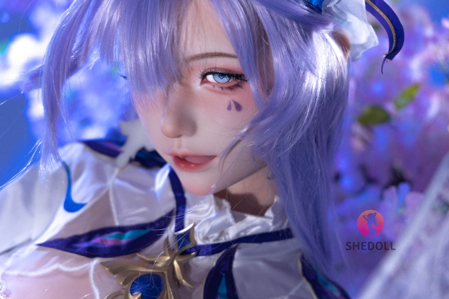 163cm/5ft4 H-cup Silicone Head Cosplay Sex Doll - Chulin