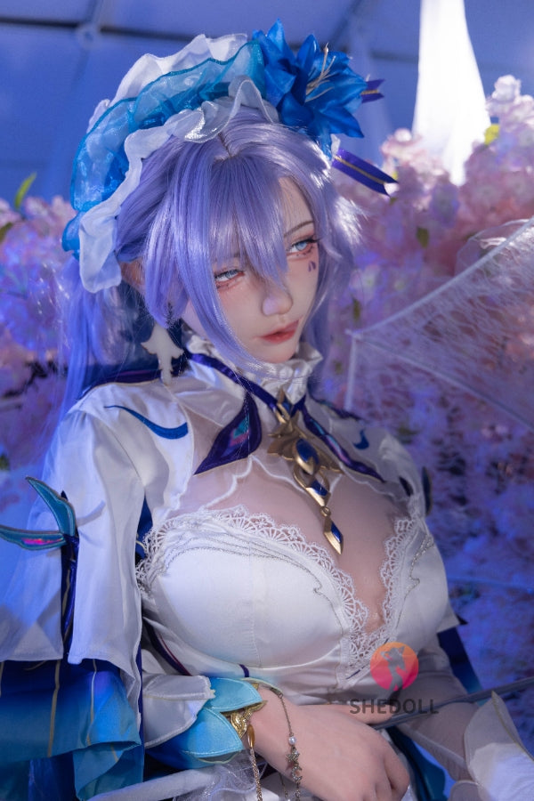 163cm/5ft4 H-cup Silicone Head Cosplay Sex Doll - Chulin