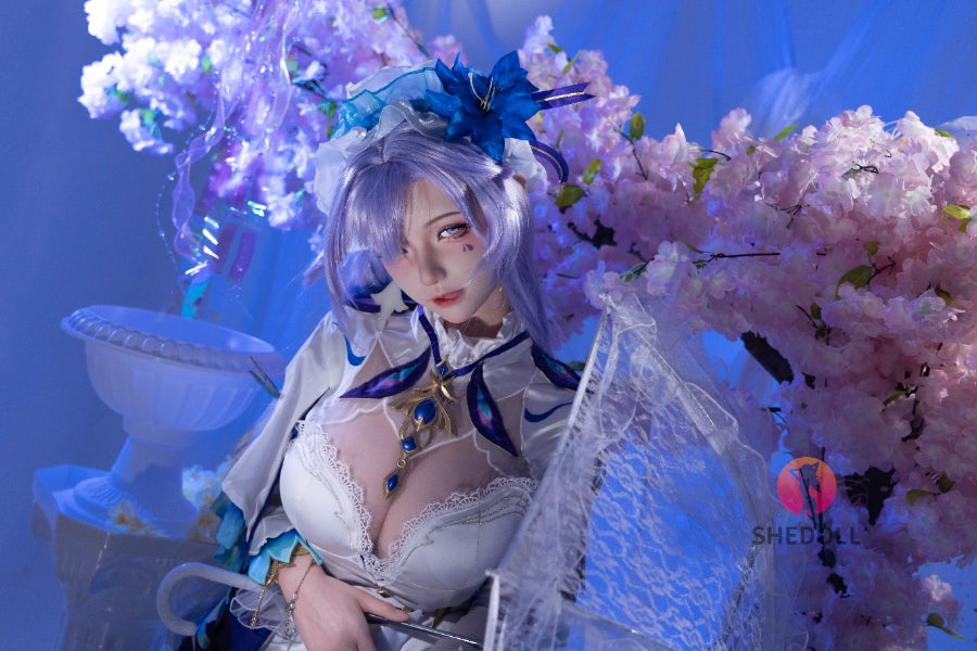 163cm/5ft4 H-cup Silicone Head Cosplay Sex Doll - Chulin