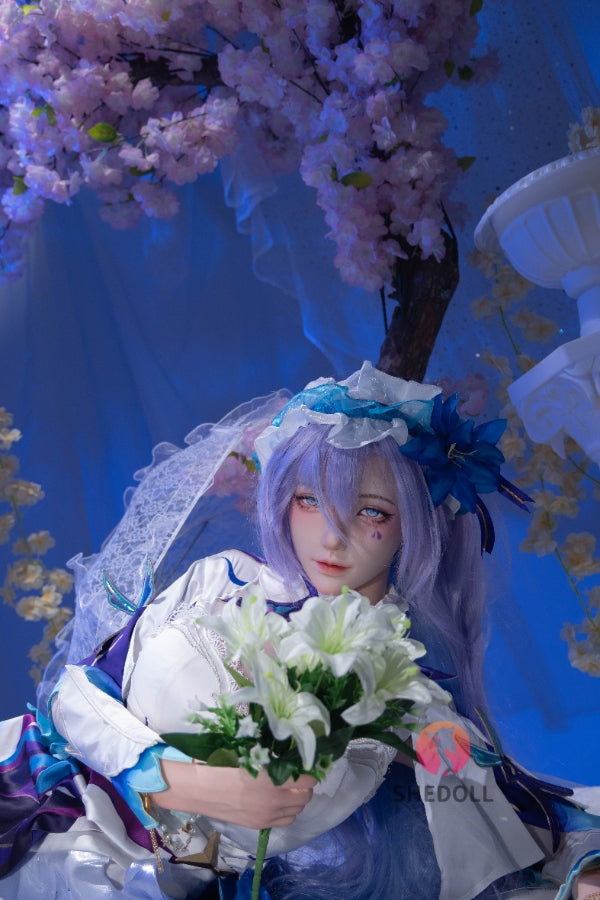 163cm/5ft4 H-cup Silicone Head Cosplay Sex Doll - Chulin