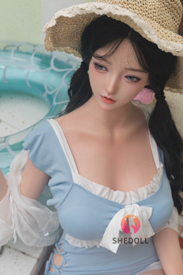 165cm/5ft5 E-cup Silicone Head Sex Doll - Jiangxiaowan