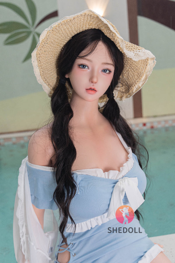 165cm/5ft5 E-cup Silicone Head Sex Doll - Jiangxiaowan