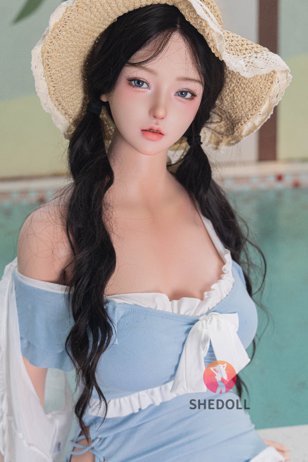165cm/5ft5 E-cup Silicone Head Sex Doll - Jiangxiaowan