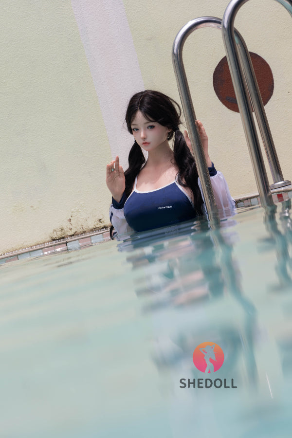 165cm/5ft5 E-cup Silicone Head Sex Doll - Jiangxiaowan