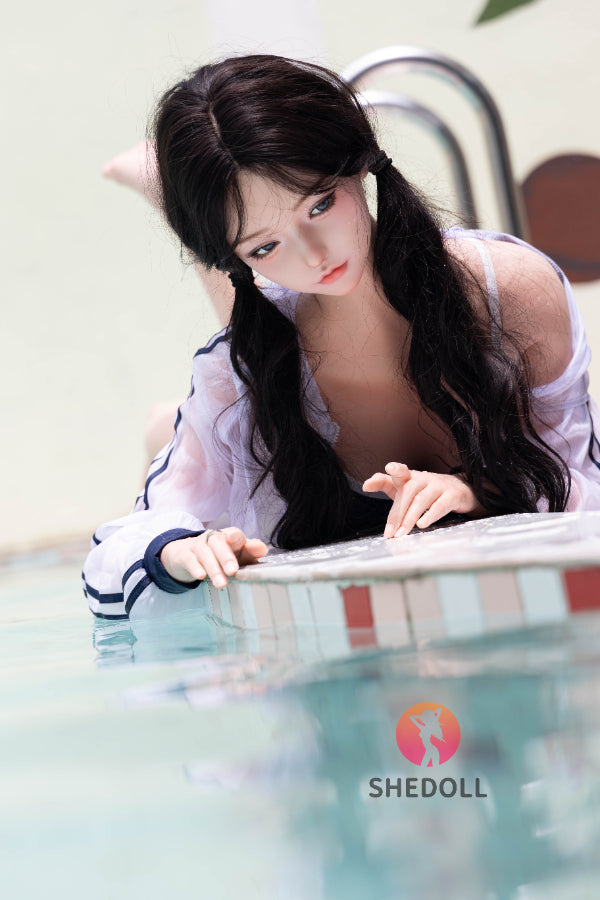 165cm/5ft5 E-cup Silicone Head Sex Doll - Jiangxiaowan