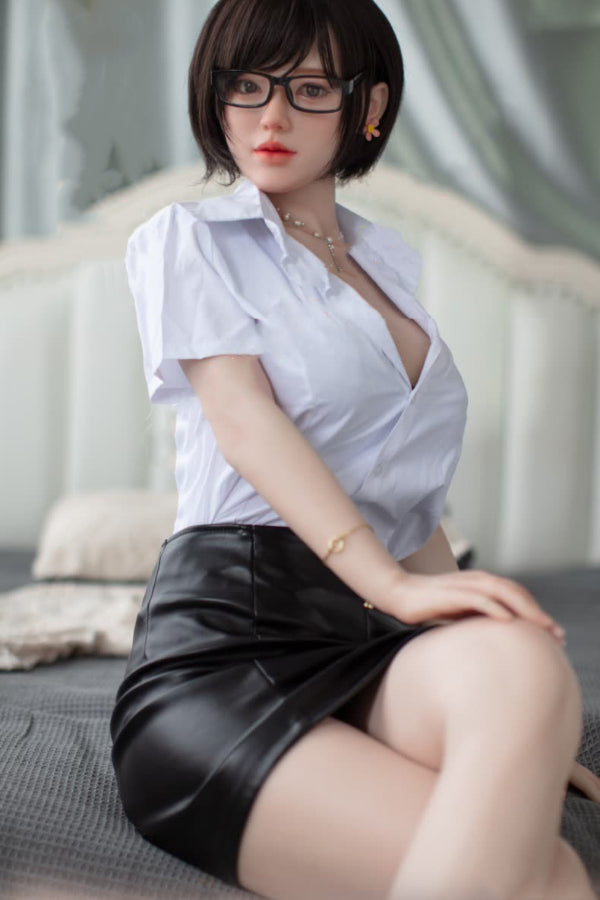 160cm/5ft3 D-cup Japanese Silicone Head Sex Doll - A46 Jo